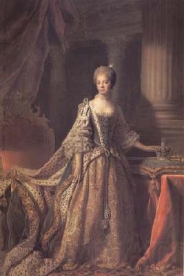 Allan Ramsay Queen Charlotte (mk25) Norge oil painting art
